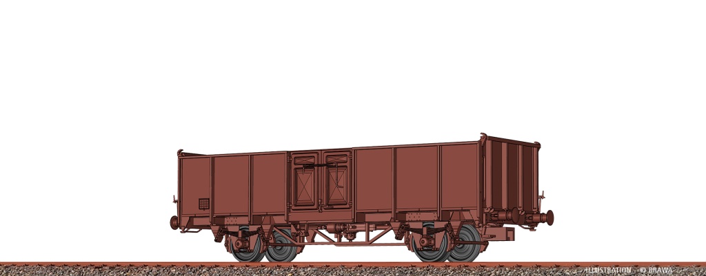H0 GÜW Omm 55 SNCF V - H0 Offener Güterwagen SNCF