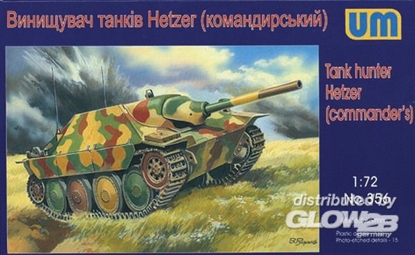 Tank hunter Hetzer (Commander - Unimodels 1:72 Tank hunter Hetzer (Commanders)