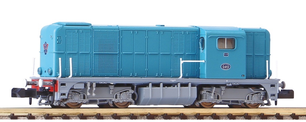 N-Diesellok Rh 2400 blau NS I - N Diesellokomotive Rh 2400 NS III