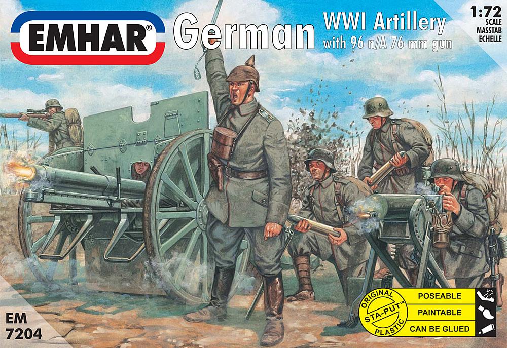1:72 Deutsche Artillerie+77mm - Emhar 1/72