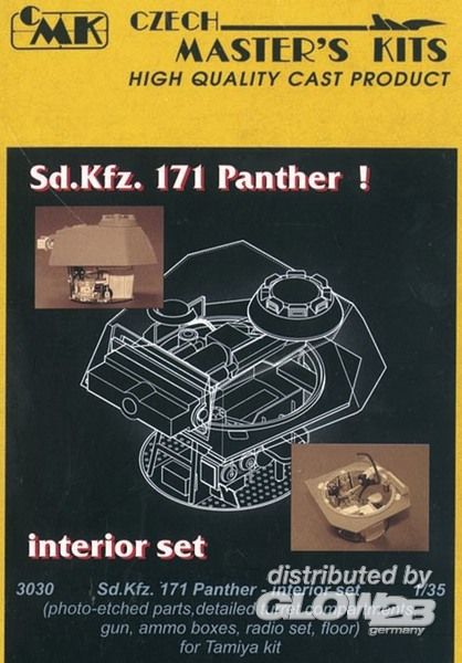 SdKfz. 171V Panther interior - CMK  SdKfz. 171V Panther interior set