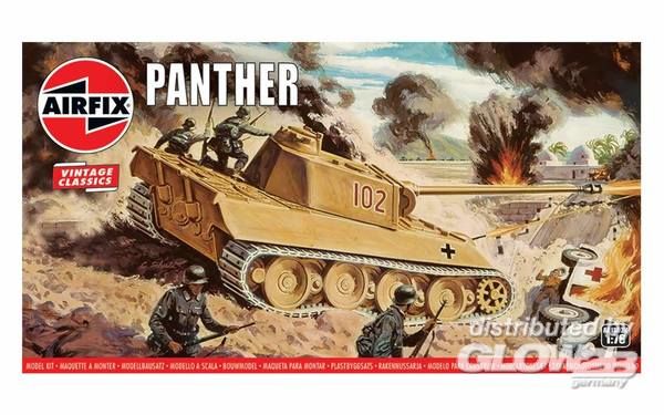 Panther Tank, Vintage Classic - Airfix 1:76 Panther Tank, Vintage Classics