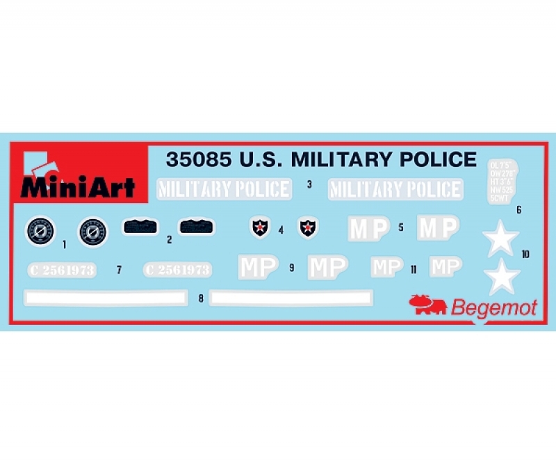 U.S. Militär Polizei - 1:35 US Millitärpolizei m. Motorrad (2)