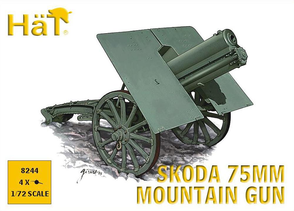 1/72 WWI Skoda 75mm Mtn - HäT 1/72