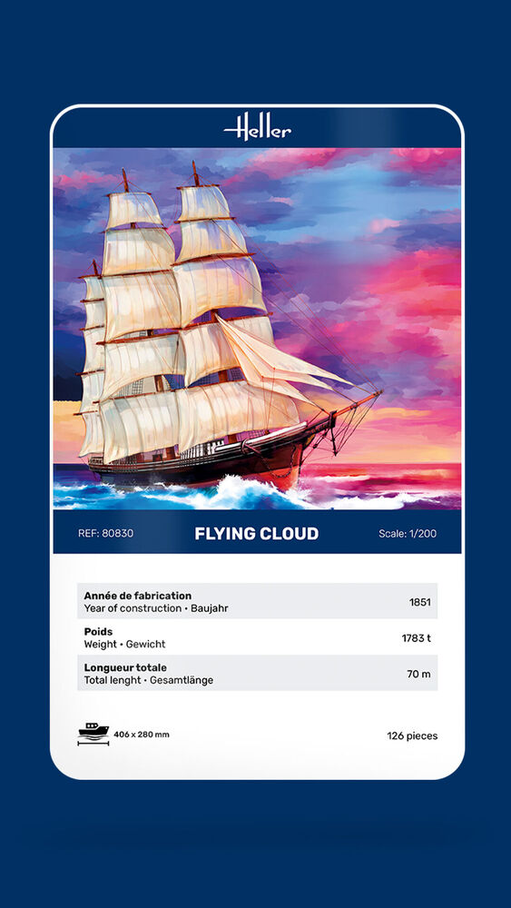 Flying Cloud - Heller 1:200 Flying Cloud