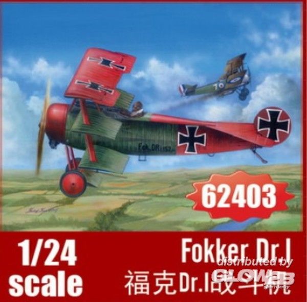 1/24 Fokker DR. I - I LOVE KIT 1:24 Fokker Dr.I