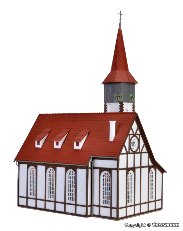 H0 Fachwerkkirche Altbach - Vollmer