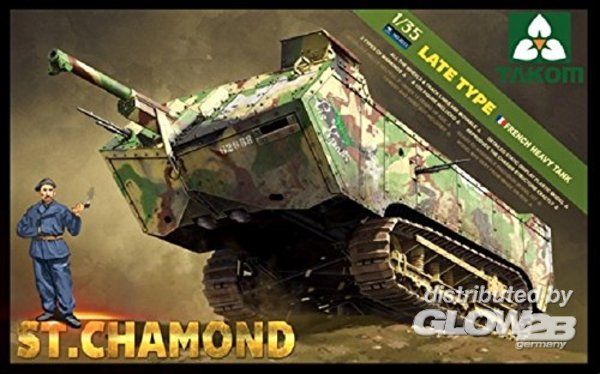 1/35 French Heavy Tank St.Cha - Takom 1:35 French Heavy Tank St.Chamond Late Type