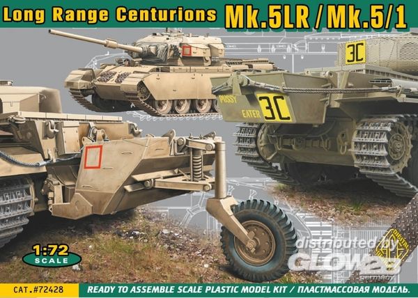 Centurion Mk.5LR/Mk.5/1 w/ext - ACE 1:72 Centurion Mk.5LR/Mk.5/1 w/external fuel tanks