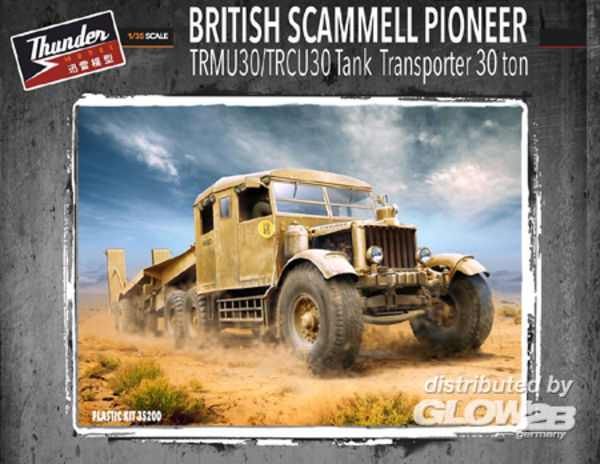 British Scammell Pioneer TRMU - Thundermodels 1:35 British Scammell Pioneer TRMU/TRCU30 Tank Transporter