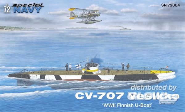CV 707 Vesikko Finnish WWII S - MPM 1:72 CV 707 Vesikko Finnish WWII Submarine