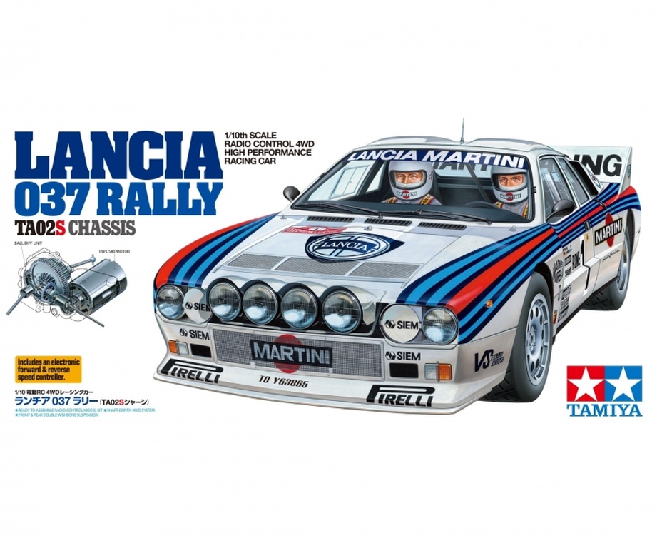 1:10 RC Lancia 037 Rallye TA- - 1:10 RC Lancia 037 Rallye TA-02S