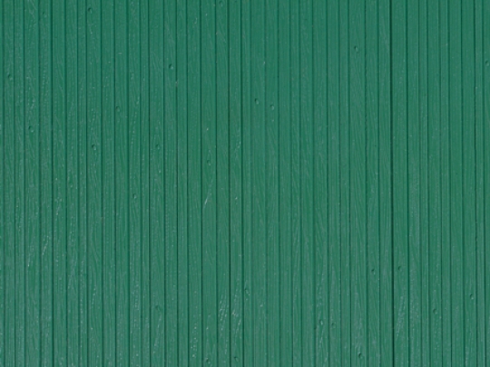 2 Bretterwandplatten - Dekorplatten Bretterwand grün