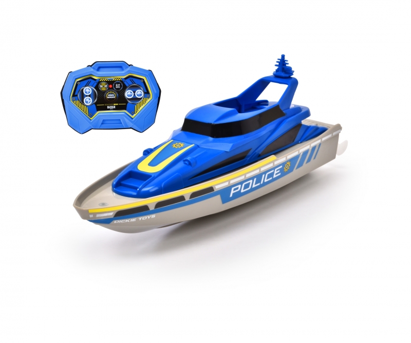 Dickie RC Polizeiboot 38c - RC Police Boat, RTR