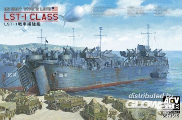 US WW2 LST-1 Class - AFV-Club 1:350 US WW2 LST-1 Class