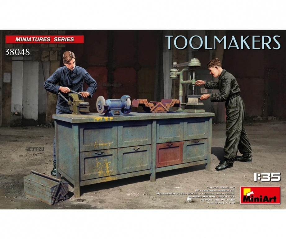 Toolmakers - 1:35 Fig. Werkzeugmacher (2) m. Zub.
