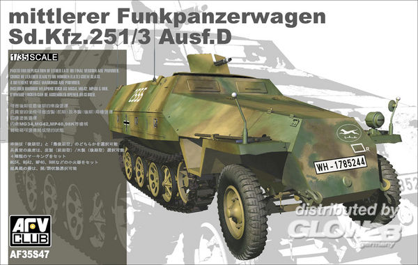 SDKFZ 251/3 Funkpanzerwagen - AFV-Club 1:35 Sd.Kfz. 251/3 Ausf.D mittlerer Funkpanzerwagen