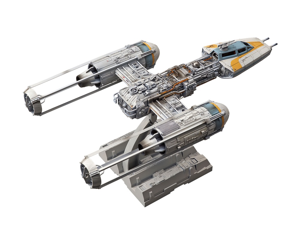 Y-wing Starfighter - Bandai - BANDAI Y-Wing Starfighter Easy-Click System