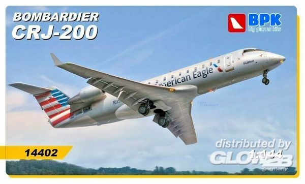 Bombardier CRJ 200 British ai - Big Planes Kits 1:144 Bombardier CRJ 200 American Eagle