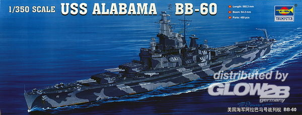 USS Alabama BB-60 - Trumpeter 1:350 USS Alabama BB-60