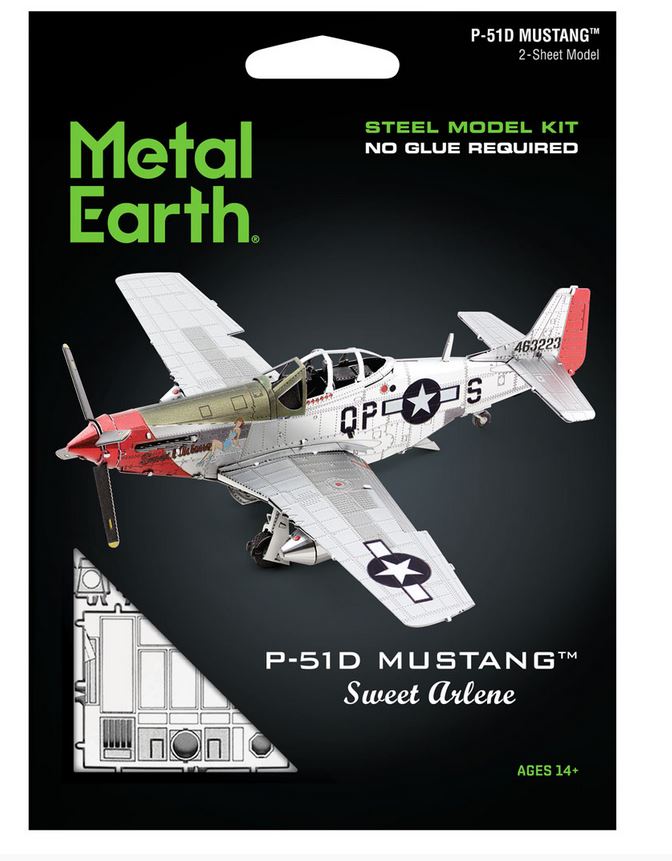 Metal Earth: P-51D Mustang Sw - Metal Earth: P-51D Mustang Sweet Arlene