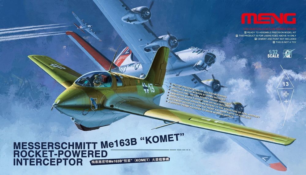 Messerschmitt Me163B Komet Ro - MENG-Model 1:32 Messerschmitt Me163B Komet Roket