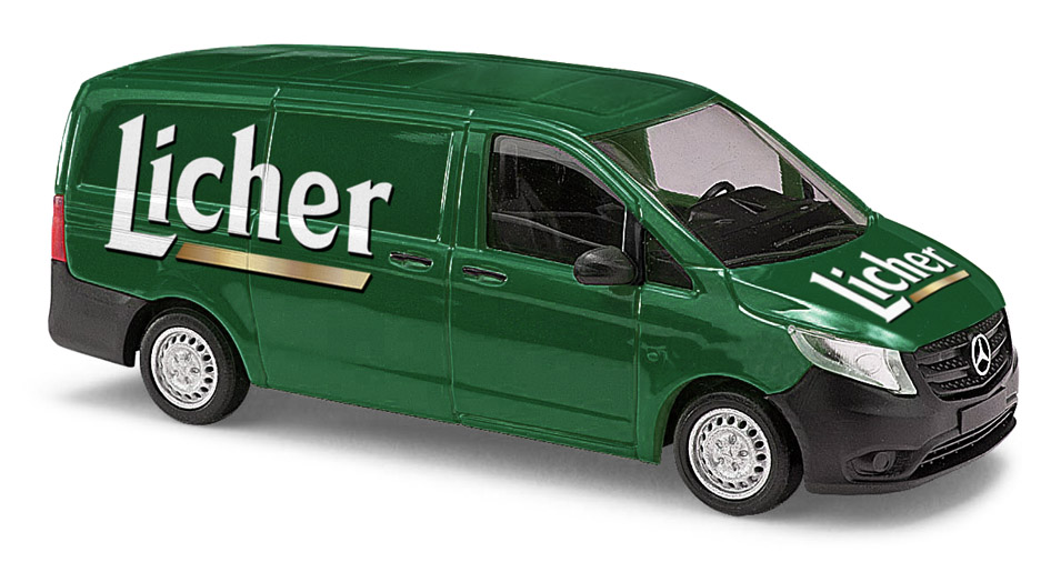MercedesBenz VITO LICHER Bier - Kastenwagen - EXKLUSIVES Sondermodell für Bastler Zentrale/ HO / 1:87