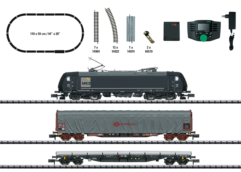 Startpackung Int. Güterzug Ep - Spur Minitrix   Epoche  VI   privat