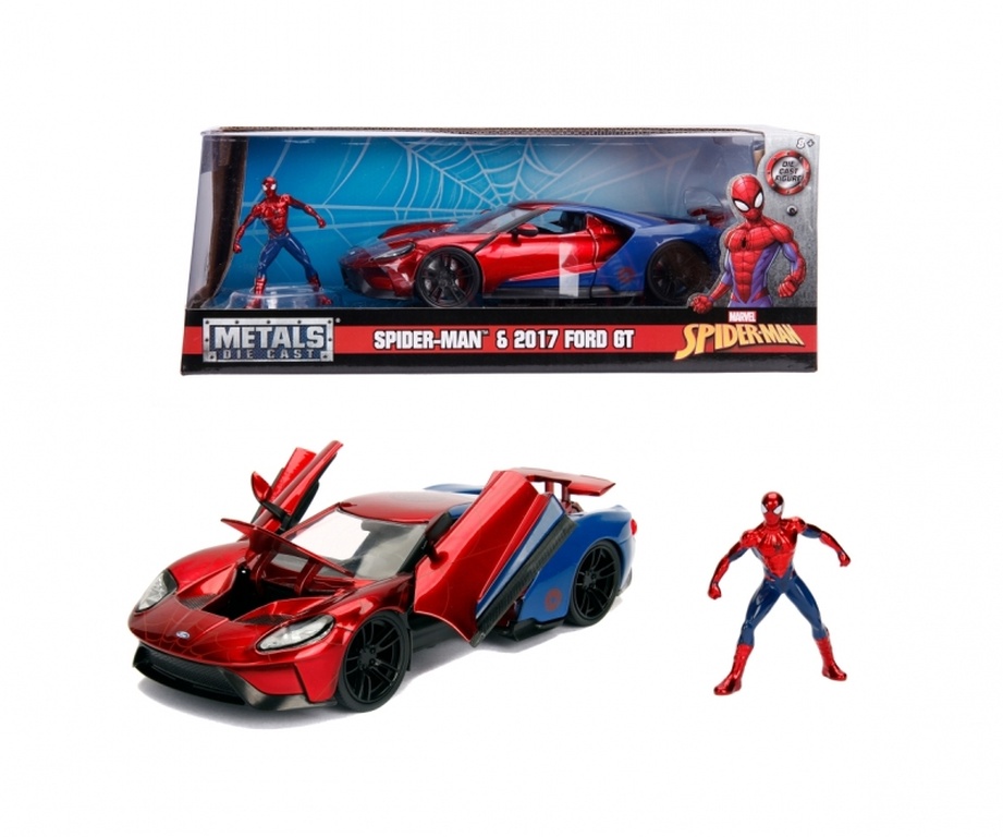 Marvel Spiderman 2017 Ford GT - Marvel Spiderman 2017 Ford GT 1:24