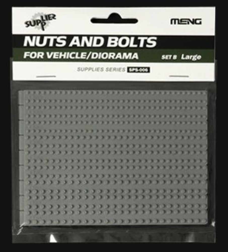 Nuts and Bolts SET B (large) - MENG-Model 1:35 Nuts and Bolts SET B (large)