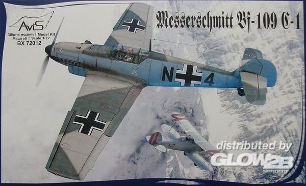 Me Bf-109 C-1 WWII German fig - Avis 1:72 Me Bf-109 C-1 WWII German fighter