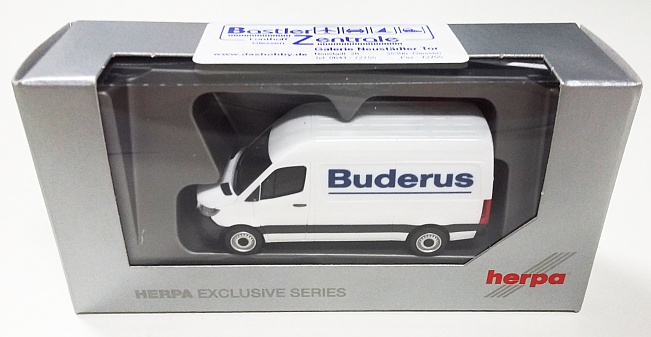 MB Sprinter18 EXKL. "Buderus" - Sonderauflage Exklusiv für Bastler Zentrale Lonthoff - 1:87 / HO Kleinstauflage / Mercedes Benz Sprinter 2018