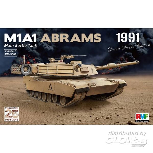 M1A1 Abrams Gulf War 1991 - Rye Field Model 1:35 M1A1 Abrams Gulf War 1991