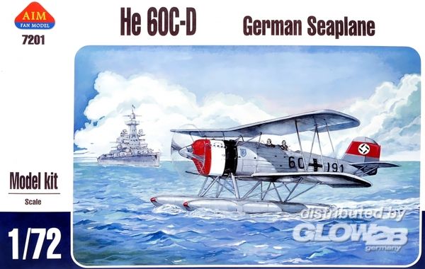 German seaplane He-60C-D - AIM -Fan Modell 1:72 German seaplane He-60C-D