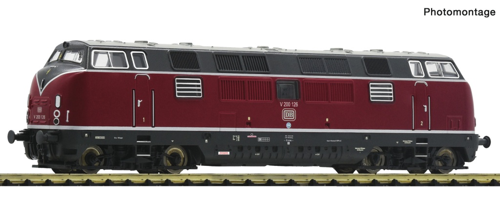 Diesellok V200.1 DB - DC - Maßstab: 1:160 - Dekoder: Nein - Sound: Nein - Bahnverwaltung: DB - Epoche: 3