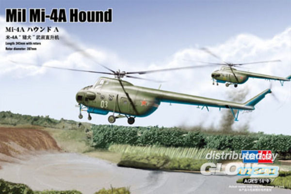 1/72 Mil Mi-4A Hound - Hobby Boss 1:72 Mil Mi-4A Hound A