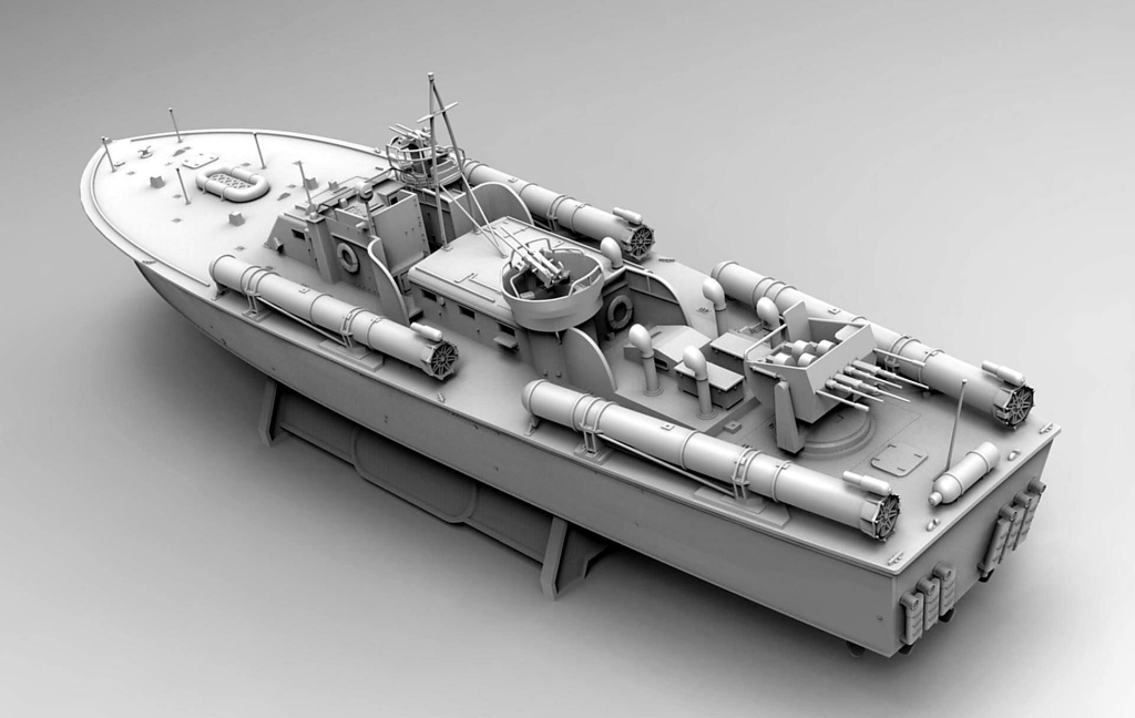 Model Set Patrol Torpedo Boat - Model Set Patrol Torpedo Boat PT-160