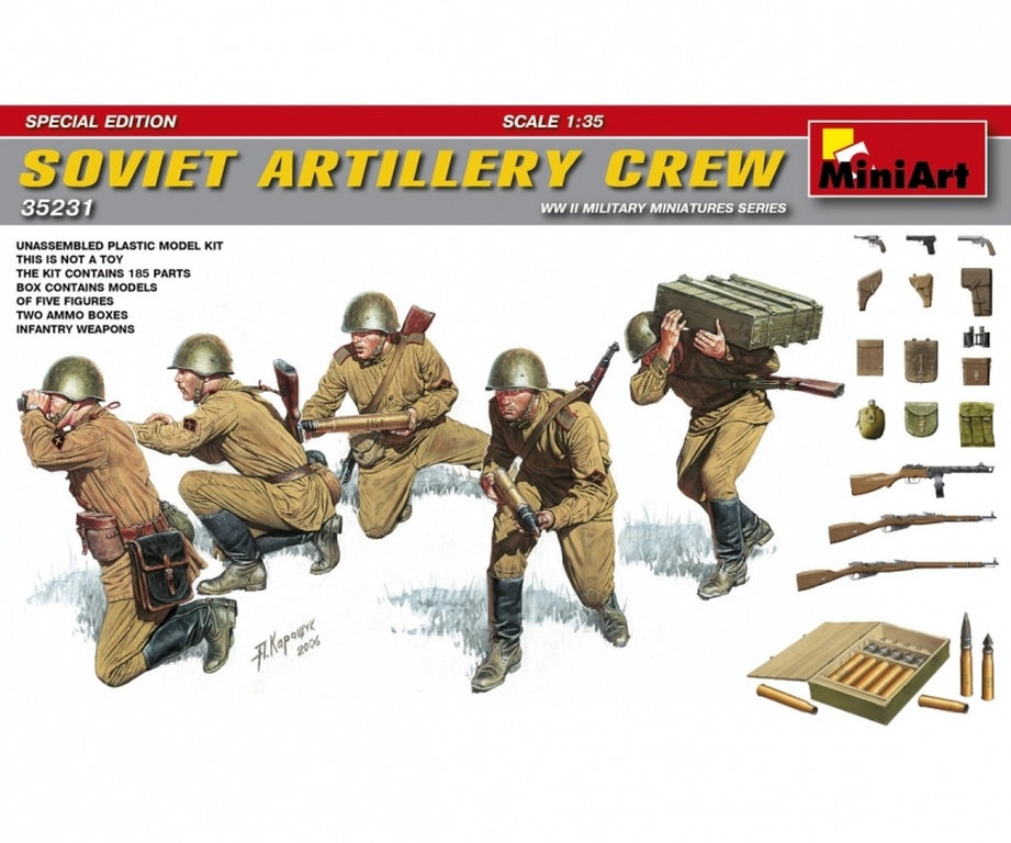 Soviet Artillery Crew.Special - MiniArt 1:35 Soviet Artillery Crew.Special Edition