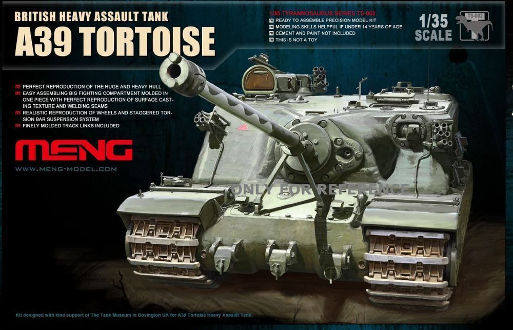 1/35 A39 TORTOISE - MENG-Model 1:35 British A39 Tortoise Heavy Assault Tank