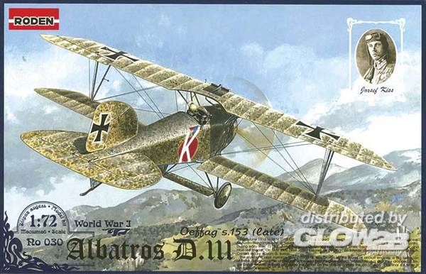 Albatros D.III Oeffag s.153(l - Roden 1:72 Albatros D.III Oeffag s.153(late)