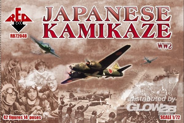 WW2 Japanese Kamikaze - Red Box 1:72 WW2 Japanese Kamikaze