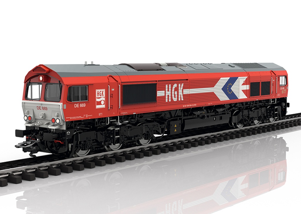 Diesellok EMD Serie 66, HGK,E - Spur Trix H0   Epoche VI    Bahngesellschaft privat
