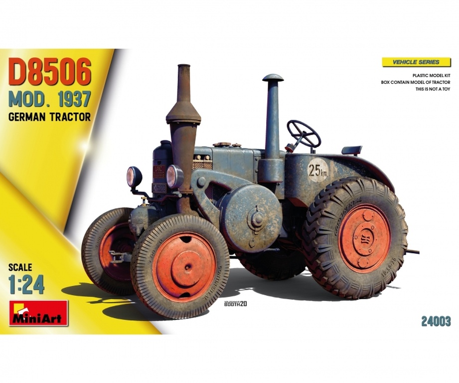 German Tractor D8506 Mod. 193 - 1:24 Dt. Traktor D8506 Mod. 1937