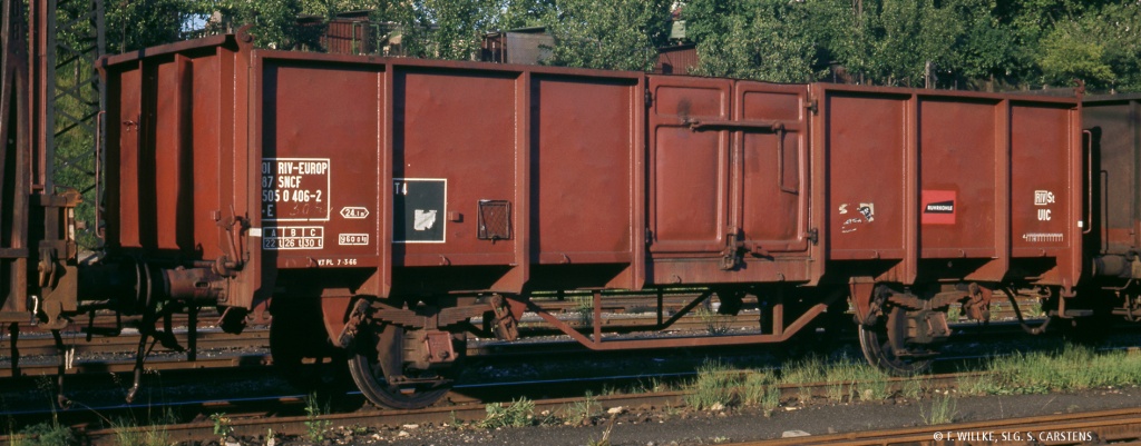 H0 GÜW .E40 SNCF IV - H0 Offener Güterwagen .E SNCF