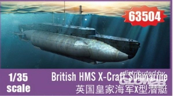 1/35 HMS X-Craft U-Boot - I LOVE KIT 1:35 British HMS X-Craft Submarine