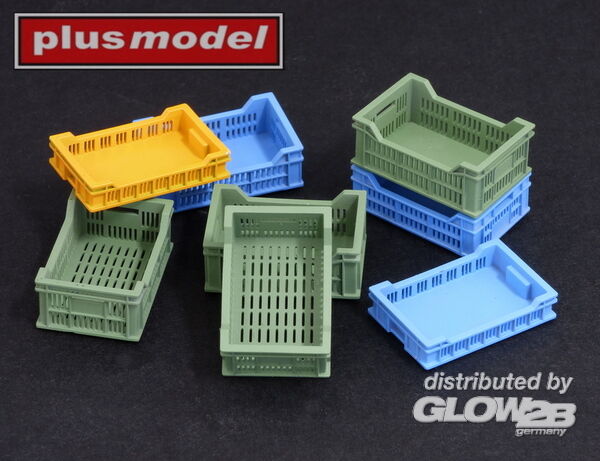 Perforated plastic crates
