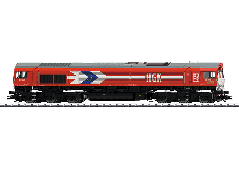 Diesellok EMD Serie 66, HGK,E - Spur Trix H0   Epoche VI    Bahngesellschaft privat