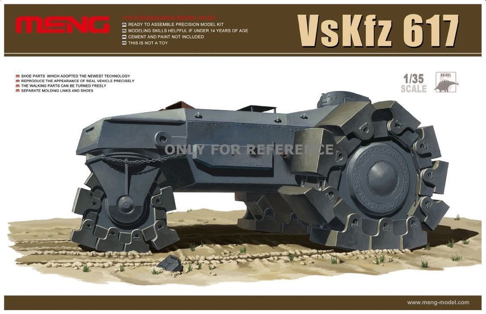 VsKfz 617 Minenräumer - MENG-Model 1:35 VsKfz 617 Minenräumer