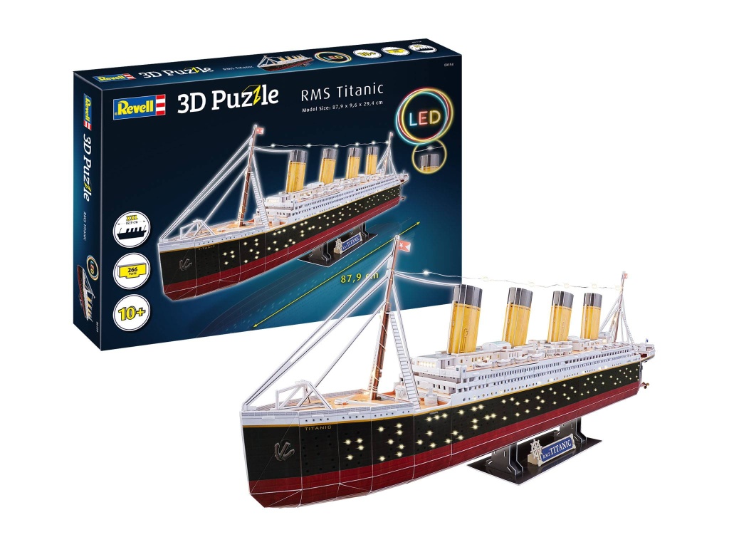 RMS Titanic - LED Edition - Revell  3D Puzzle RMS Titanic - LED Edition