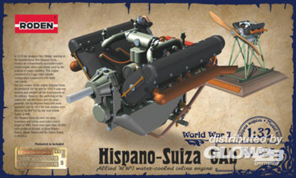 Hispano-Suiza 8Ab - Roden 1:32 Hispano-Suiza 8Ab